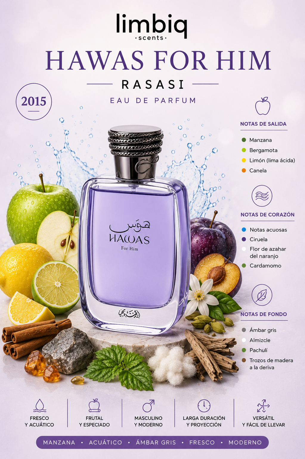 Hawas for Him EDP 100 ml.