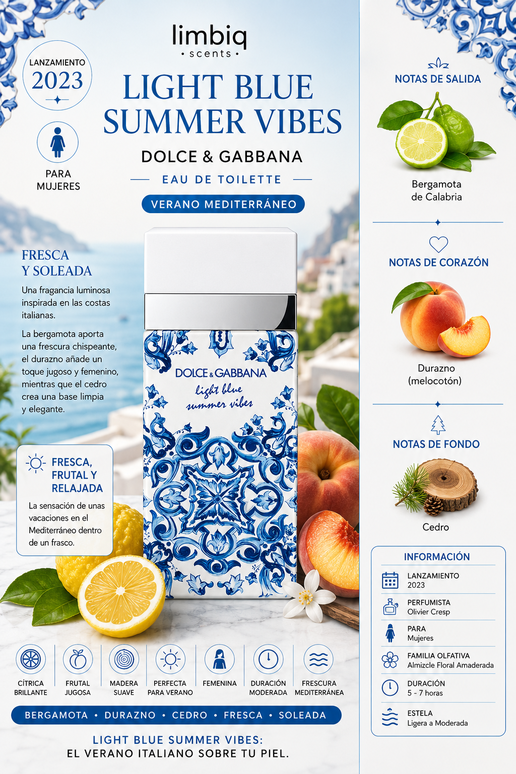 Light Blue Summer Vibes Femme Dolce & Gabbana