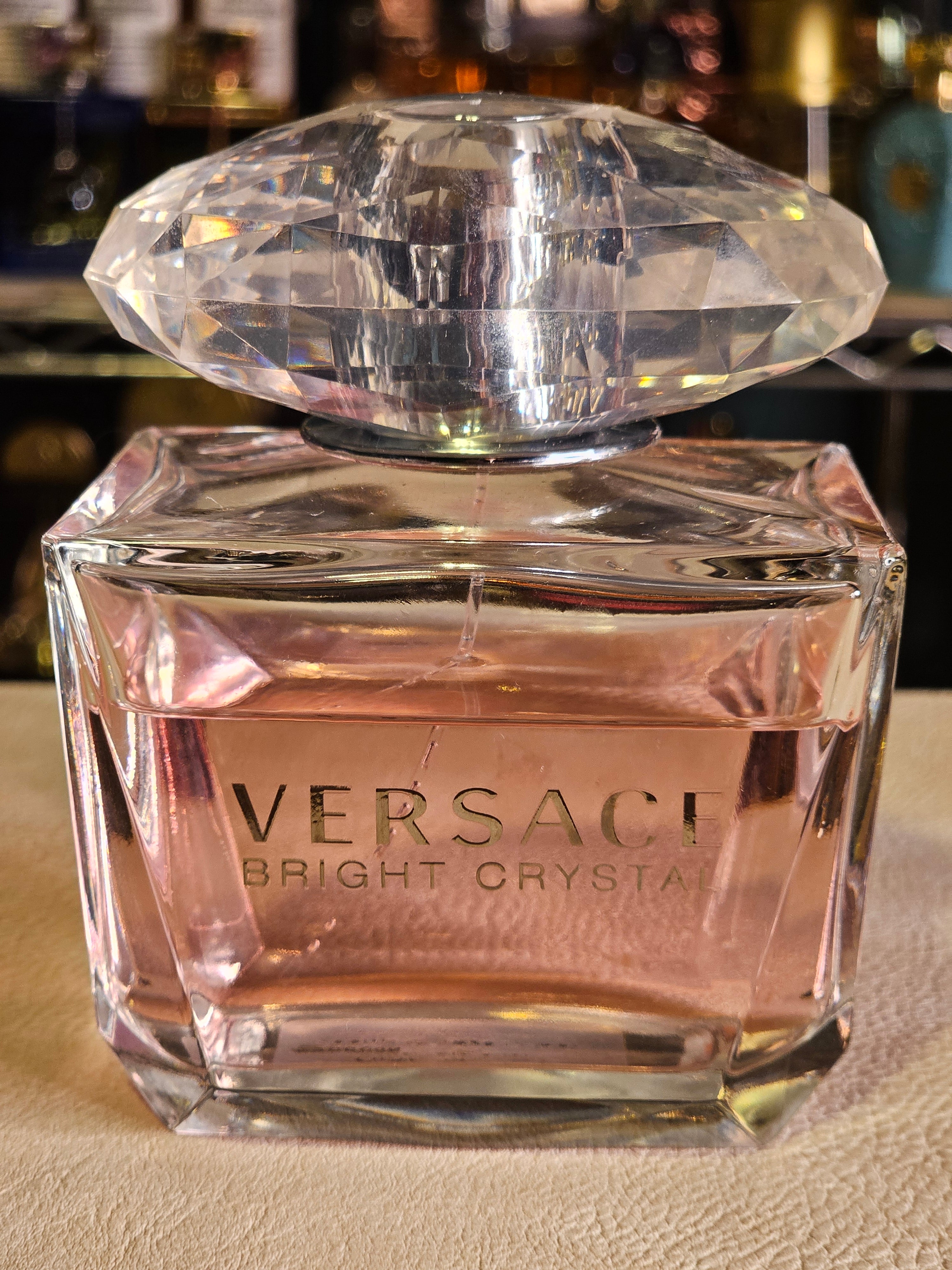 Bright Crystal de Versace — presentación y empaque Limbiq Scents