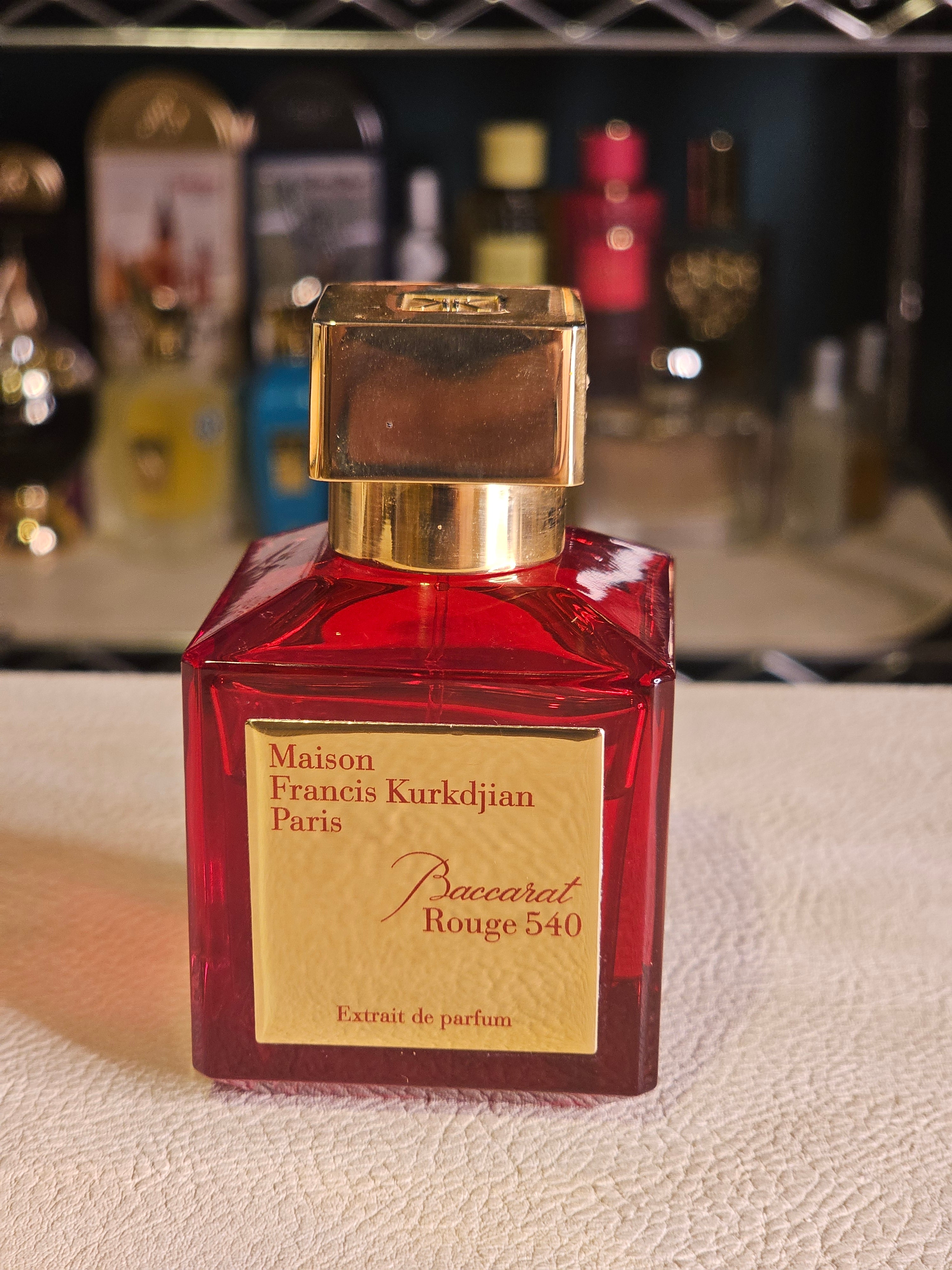 Baccarat Rouge 540 Extrait de Parfum de Maison Francis Kurkdjian — presentación y empaque Limbiq Scents