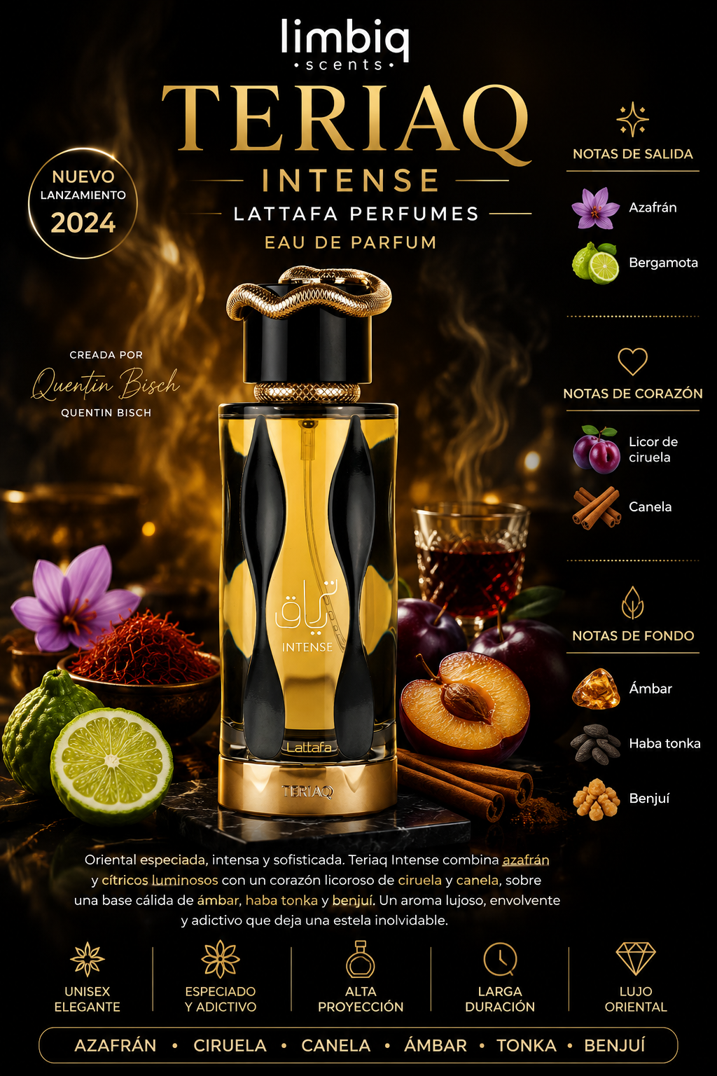 Teriaq Intense EDP Lattafa