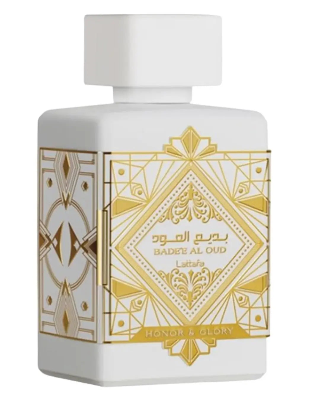 Bade'e Al Oud Honor & Glory de Lattafa — perfume árabe decant Limbiq Scents