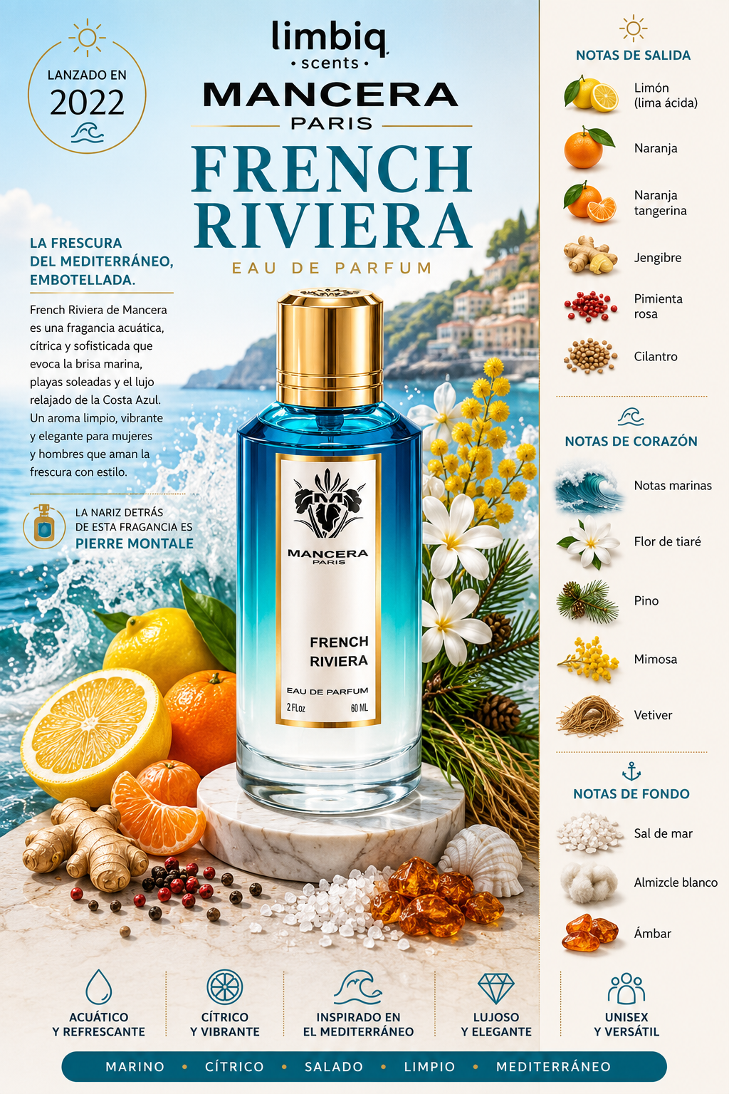 French Riviera EDP 60 ml.