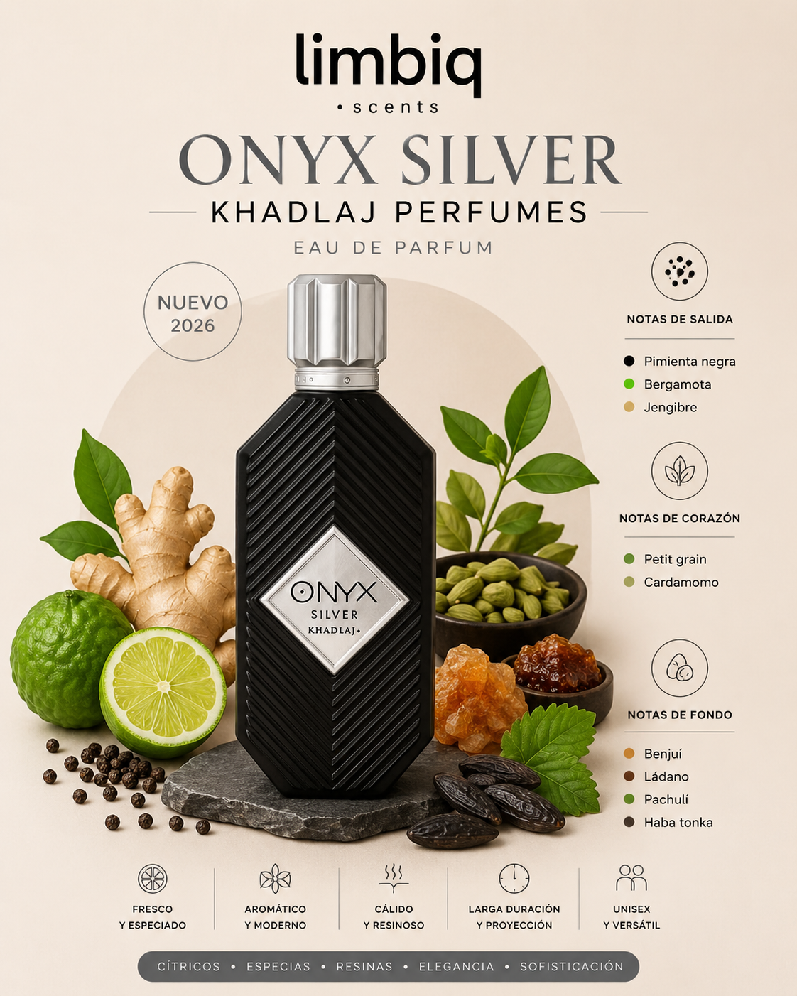 Onyx Silver  EDP Khadlaj