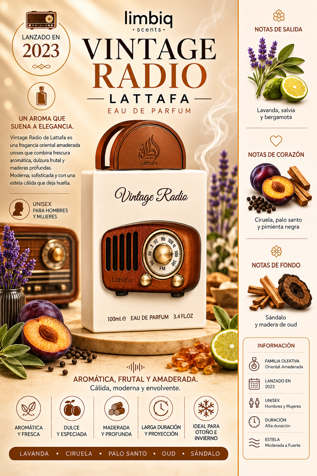 Vintage Radio EDP  Lattafa