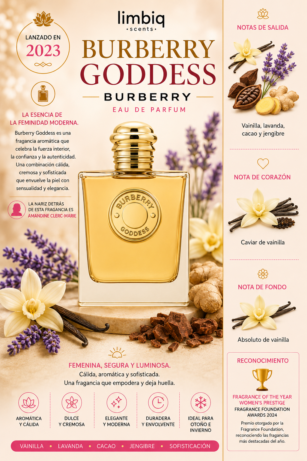 Burberry Goddess 100 ml. EDP