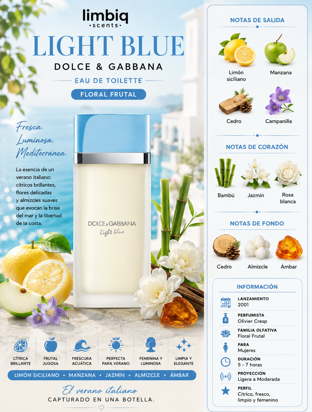 Dolce & Gabbana Light Blue 200 ml. EDT