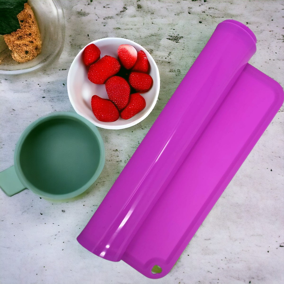 Kit de 2 manteles individuales de silicona para niños