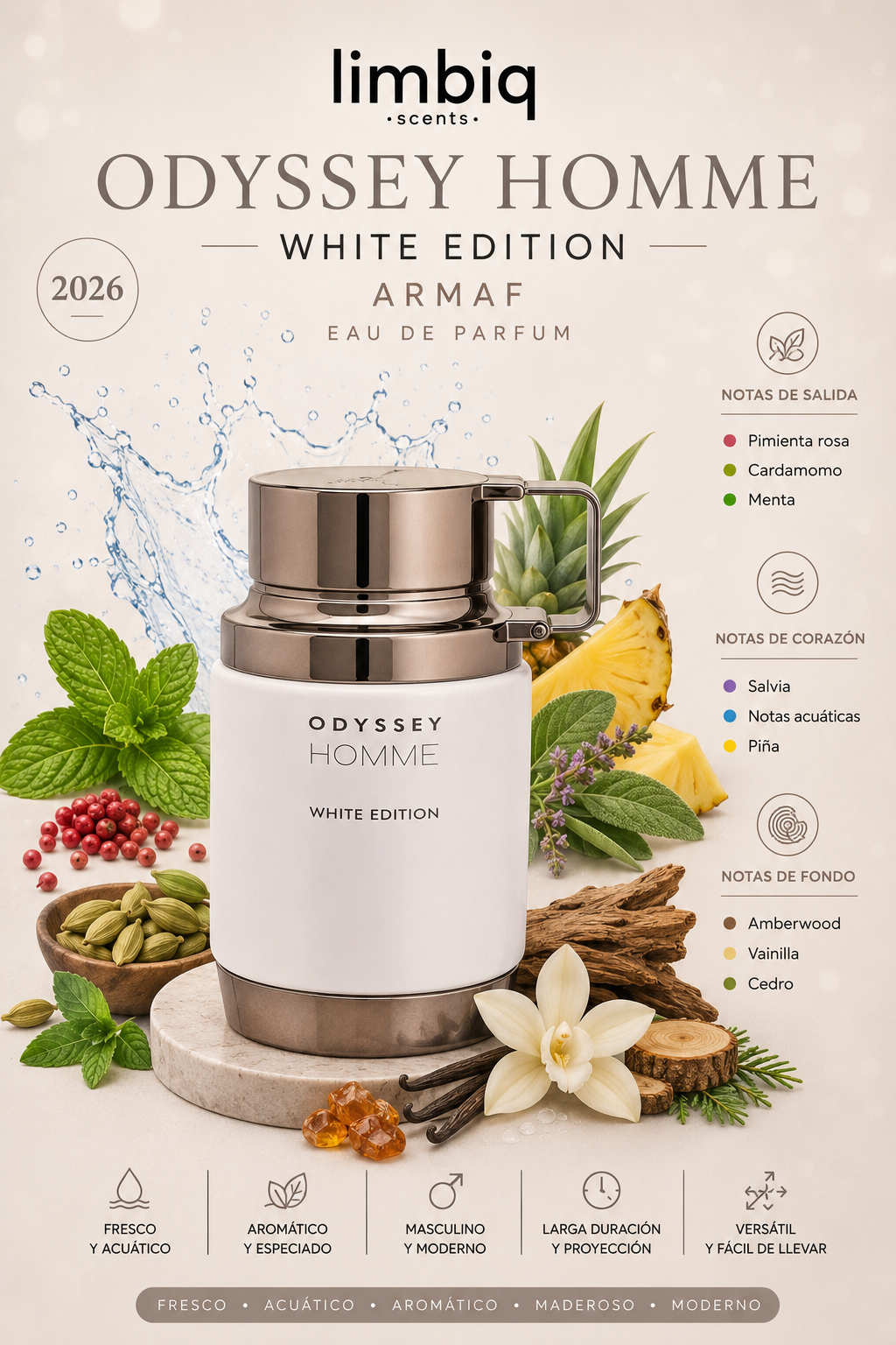Odissey Homme White Edition EDP Armaf