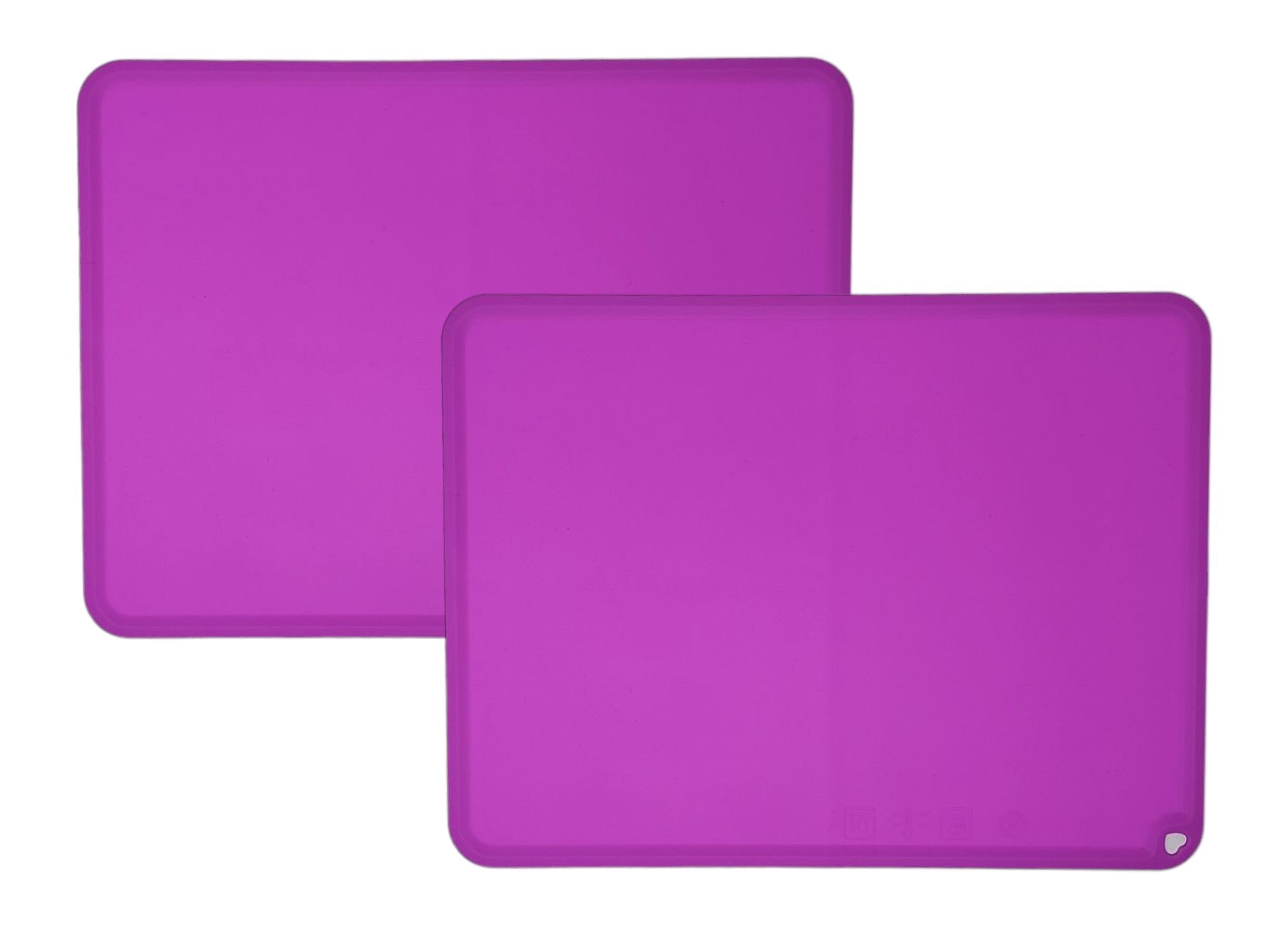 Kit de 2 manteles individuales de silicona para niños