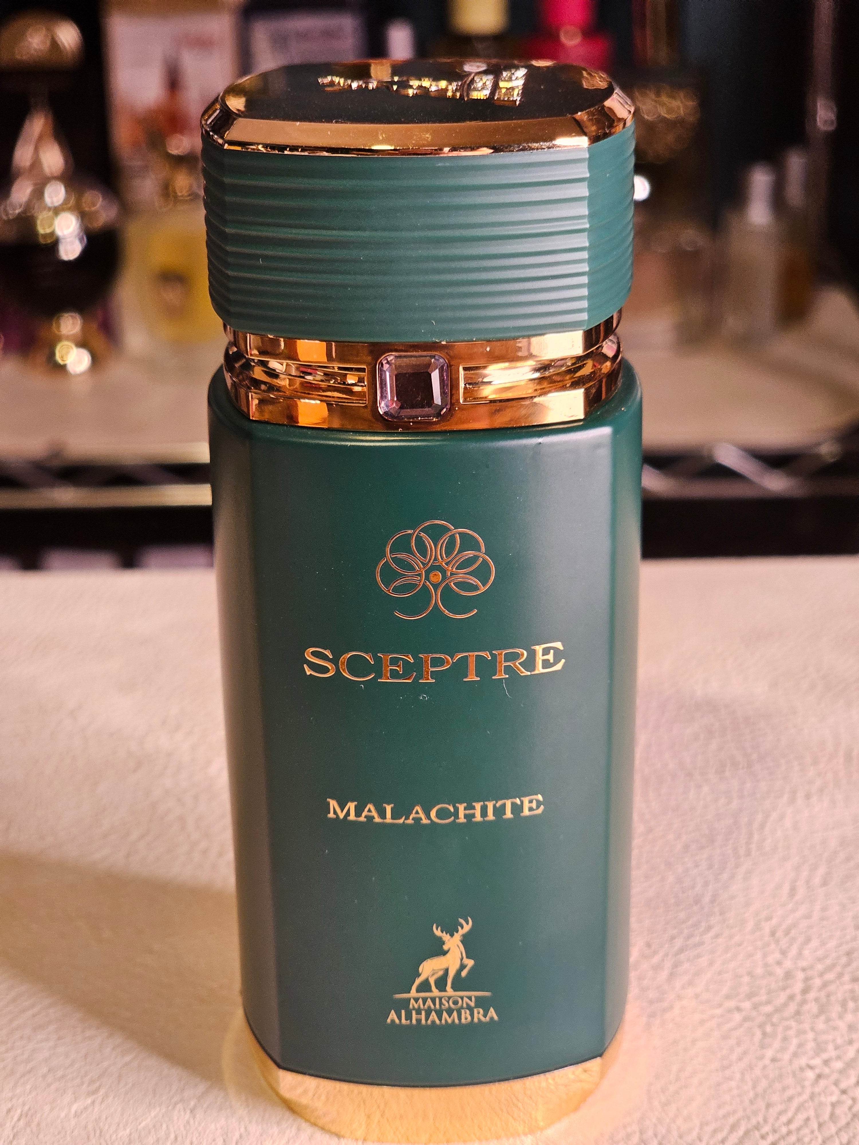 Sceptre Malachite de Maison Alhambra — presentación y empaque Limbiq Scents